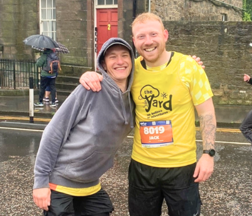 Fundraisers after completing the EMF.