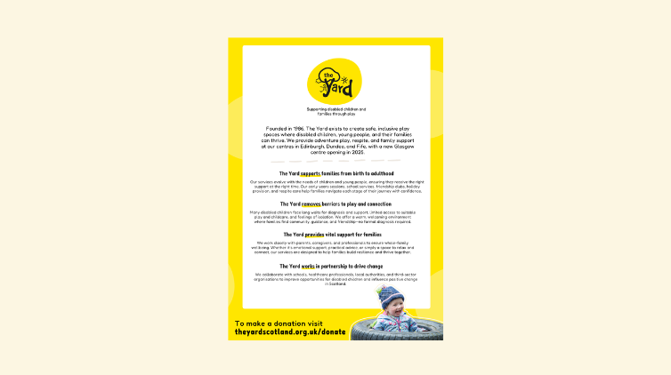 Use this flyer to easily share more about our work.